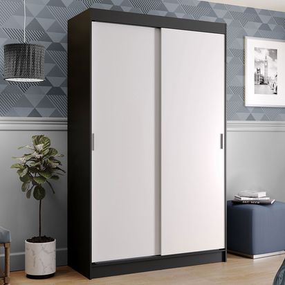 Guarda-Roupa Solteiro Madesa Tokio 2 Portas de Correr 2 Gavetas