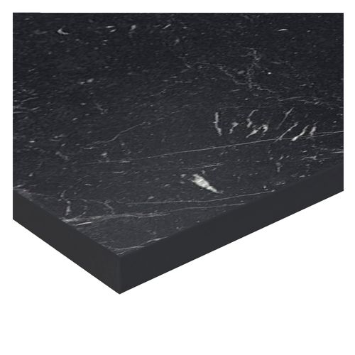 Tampo Madesa 100% MDF para Balcão de Pia 120 cm Nero Marquina