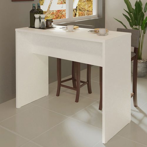 Bancada para Cozinha Madesa 115 cm Branco