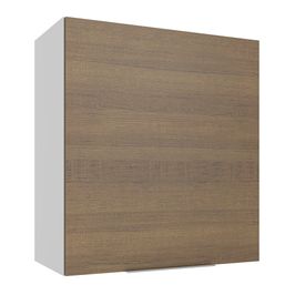 Armário Aéreo Madesa Stella 60 cm 1 Porta Branco/Rustic