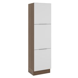 Paneleiro Madesa Stella 60 cm 3 Portas Rustic/Branco