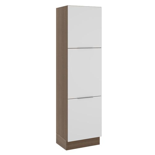 Paneleiro Madesa Stella 60 x 60 cm 3 Portas Rustic/Branco