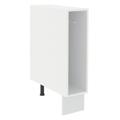 Balcão Porta-Pano Madesa para Cozinhas Lux, Glamy e Stella 20 x 60 cm (Sem Tampo) Branco