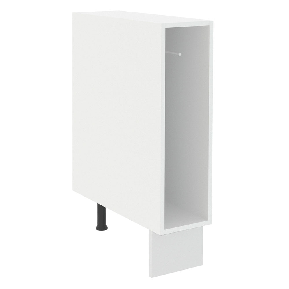 Balcão Porta-Pano 20 x 60 cm (Sem Tampo) para Cozinhas Branco Madesa