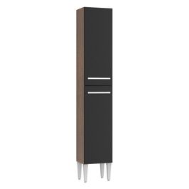 Paneleiro Madesa Emilly 2 Portas Rustic/Preto