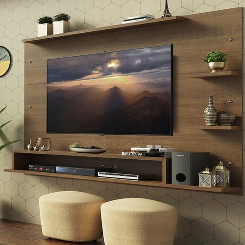 Painel para TV até 60 Polegadas Madesa Alfa Rustic