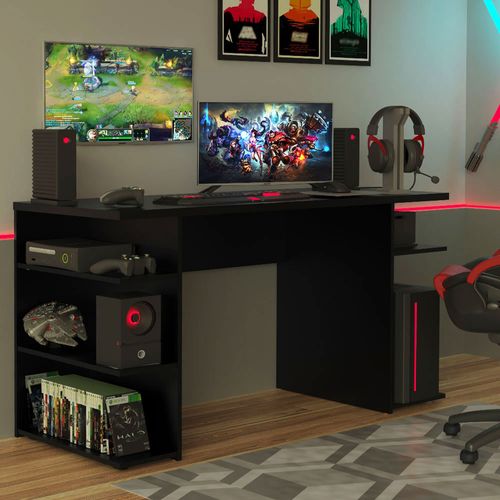 Mesa para Computador Gamer Madesa 9409 Preto