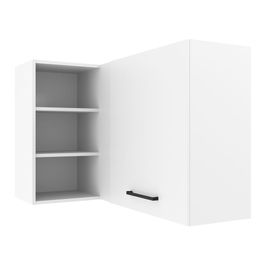 Armário Aéreo de Canto Madesa Agata 1 Porta para linha de 60 cm de profundidade Branco