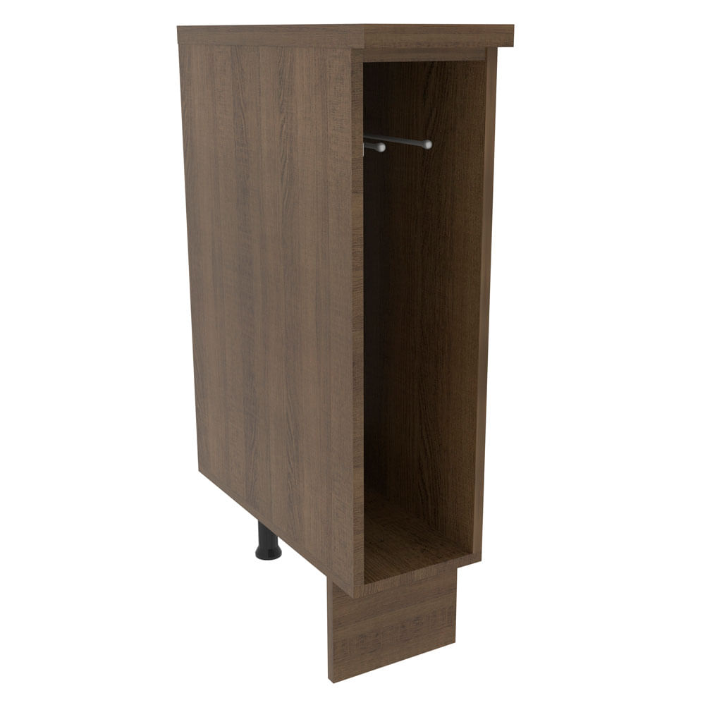 Balcão Porta-Pano 20 x 60 cm (Com Tampo) para Cozinhas Rustic Madesa