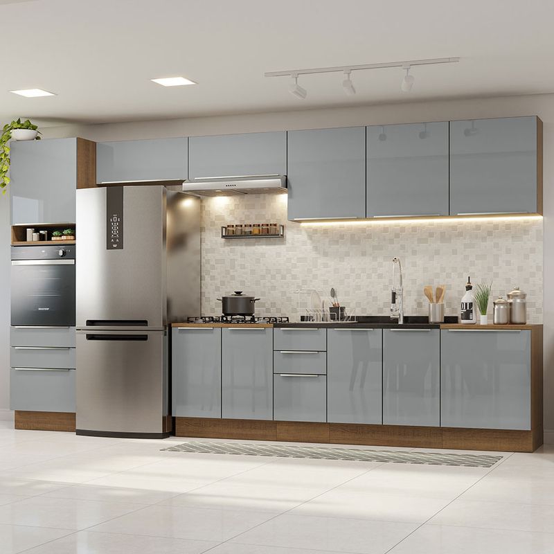 01-GRLX4000019N-ambientado-armario-cozinha-completa-400cm-rustic-cinza-lux-da-thauane-madesa