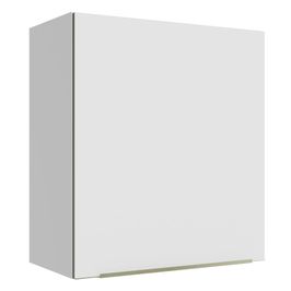 Armário Aéreo Madesa Lux 60 cm 1 Porta Branco/Branco Veludo