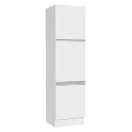 Paneleiro Madesa Glamy 60 cm 3 Portas Branco