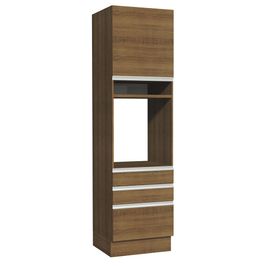 Torre Quente Madesa Glamy 60 cm 1 Porta 3 Gavetas Rustic