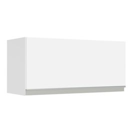 Armário Aéreo de Cozinha Madesa Glamy 70 cm 1 Porta Basculante Branco