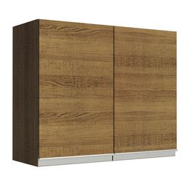 Armário Aéreo Madesa Glamy 80 cm 2 Portas Rustic