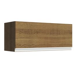 Armário Aéreo Madesa Glamy 80 cm 1 Porta Basculante Rustic