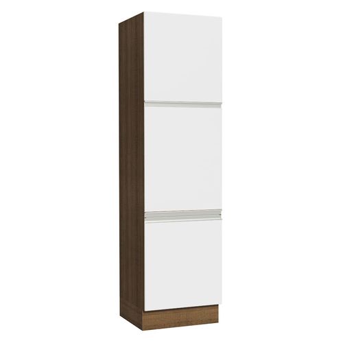Paneleiro Madesa Glamy 60 x 60 cm 3 Portas Rustic/Branco