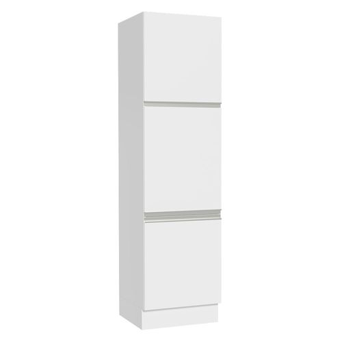 Paneleiro Madesa Glamy 60 x 60 cm 3 Portas Branco