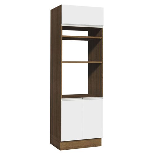 Torre Quente Madesa Glamy 70 x 60 cm 3 Portas Rustic/Branco
