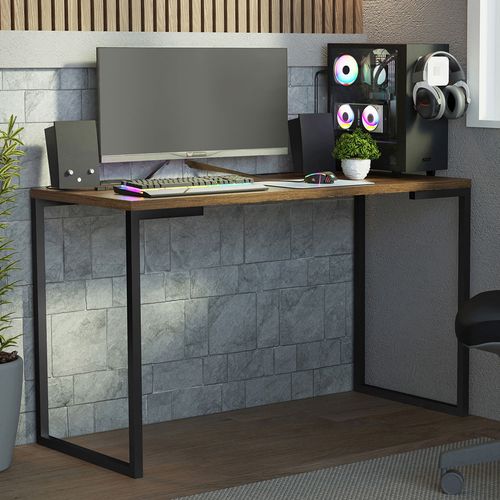 Mesa de Escritório Industrial 120cm Rustic Madesa