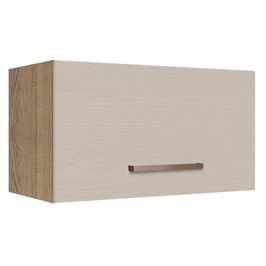 Armário Aéreo 60 cm 1 Porta Basculante Rustic/Crema Agata Madesa