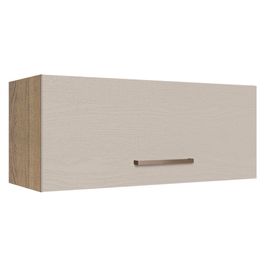 Armário Aéreo 80 cm 1 Porta Basculante Rustic/Crema Agata Madesa