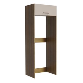 Porta Geladeira 1 Porta Basculante Rustic/Crema Agata Madesa