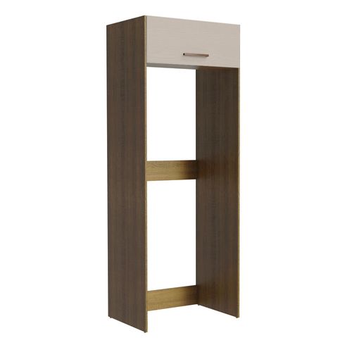 Porta Geladeira 1 Porta Basculante Rustic/Crema Agata Madesa