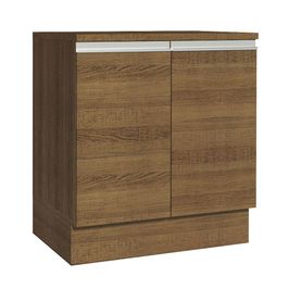 Balcão 70 x 60 cm 2 Portas (Com Tampo) Rustic Glamy Madesa