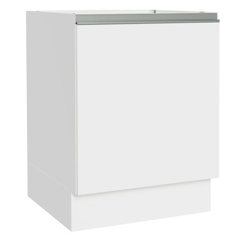 Balcão Cozinha 60 x 60 cm 1 Porta (Sem Tampo) Branco Glamy Madesa