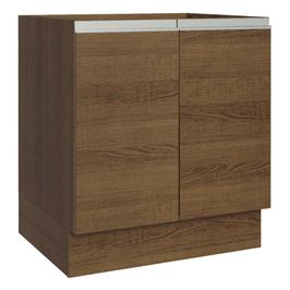 Balcão Cozinha 70 x 60 cm 2 Portas (Sem Tampo) Rustic Glamy Madesa