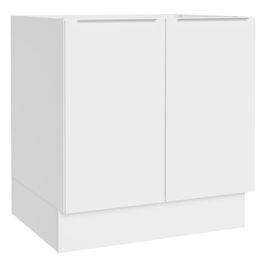 Balcão Cozinha 80 x 60 cm 2 Portas (Sem Tampo) Branco Stella Madesa