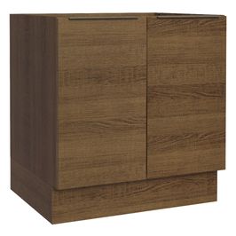 Balcão Cozinha 80 x 60 cm 2 Portas (Sem Tampo) Rustic Stella Madesa