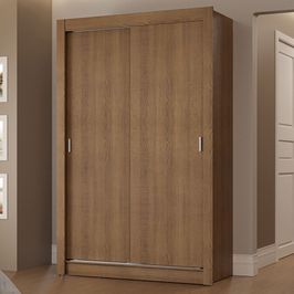 Guarda-Roupa Solteiro 2 Portas de Correr 2 Gavetas Rustic Vivare Madesa