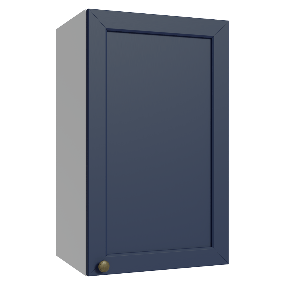 Armário Aéreo 40 cm 1 Porta Branco/Azul Vik Madesa