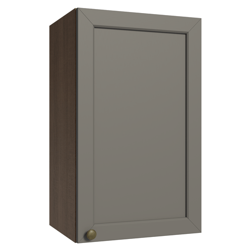 Armário Aéreo 40 cm 1 Porta Rustic/Cinza Vik Madesa