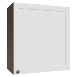 Armário Aéreo 60 cm 1 Porta Rustic/Branco Vik Madesa
