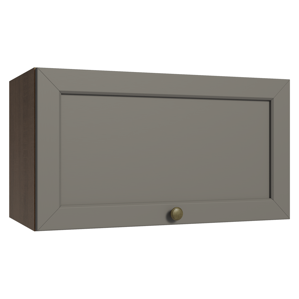 Armário Aéreo 60 cm 1 Porta Basculante Rustic/Cinza Vik Madesa