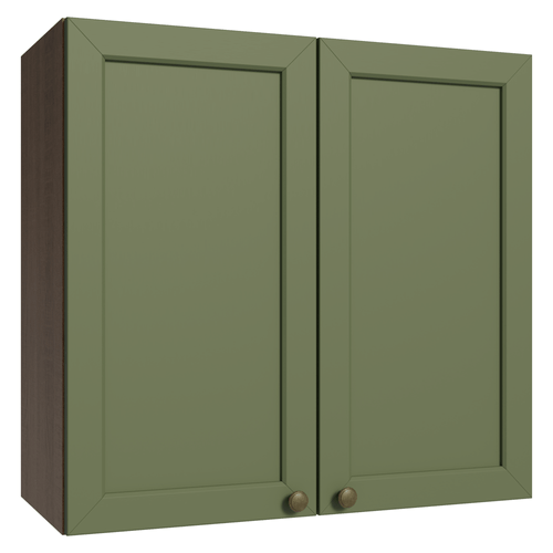 Armário Aéreo 70 cm 2 Portas Rustic/Verde Vik Madesa