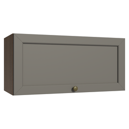 Armário Aéreo 70 cm 1 Porta Basculante Rustic/Cinza Vik Madesa