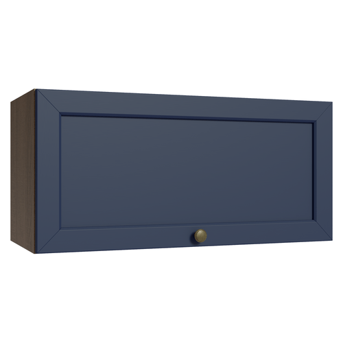 Armário Aéreo 70 cm 1 Porta Basculante Rustic/Azul Vik Madesa