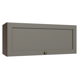 Armário Aéreo 80 cm 1 Porta Basculante Rustic/Cinza Vik Madesa