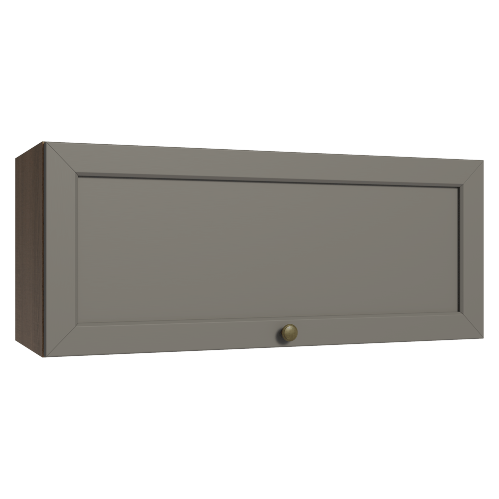 Armário Aéreo 80 cm 1 Porta Basculante Rustic/Cinza Vik Madesa
