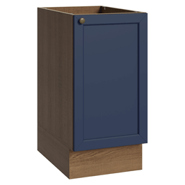 Balcão de Cozinha 40 x 60 cm 1 Porta (Sem Tampo) Rustic/Azul Vik Madesa