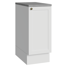 Balcão de Cozinha 35 cm 1 Porta Branco Vik Madesa