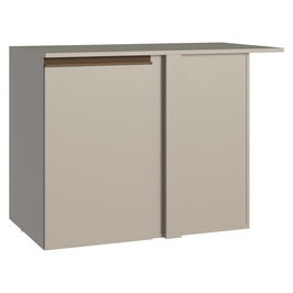 Balcão de Canto 1 Porta Suspenso Crema Nice Madesa