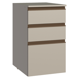 Balcão de Cozinha 40 cm 3 Gavetas Suspenso Crema Nice Madesa