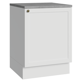 Balcão de Cozinha 60 cm 1 Porta Branco Vik Madesa
