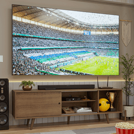 Rack para TV até 80 Polegadas 160cm com Pés Rustic Torino Madesa